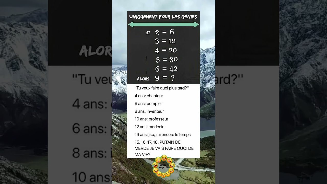 Uniquement pour les G&eacute;nies #drole #humour #funny #memes #viralshort