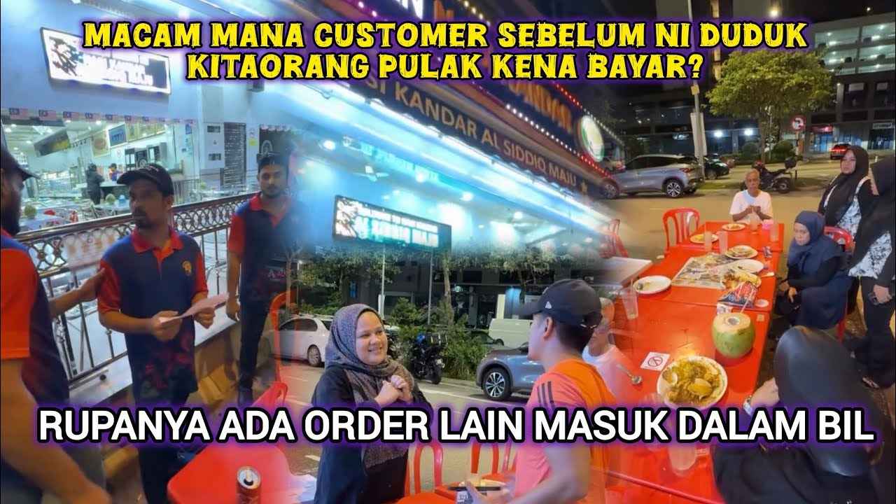LELAKI BENGANG KENA CAJ RM200 MAKAN NASI CAMPUR, DAKWA PEKERJA CAJ BIL CUSTOMER SEBELUM MEREKA DUDUK