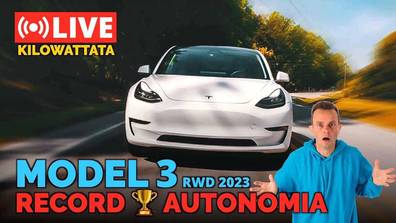 🏆 RECORD Autonomia 🏆 KILOWATTATA - Tesla Model 3 RWD 2023 [ Sintesi ]