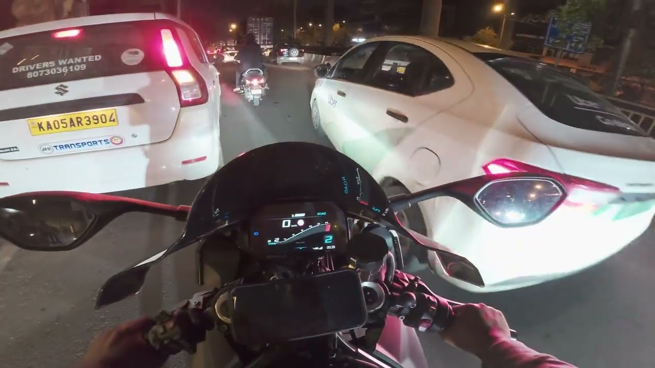 17Mar2026 - BMW S1K Bangalore Biker - Night Ride - Leisure Ride Around Bellandur