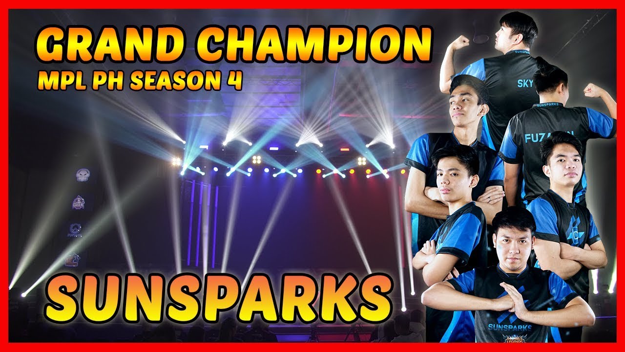 MPL-PH S4 Champion! Reverse Sweep Victory! Onic PH vs Sunsparks - MLBB