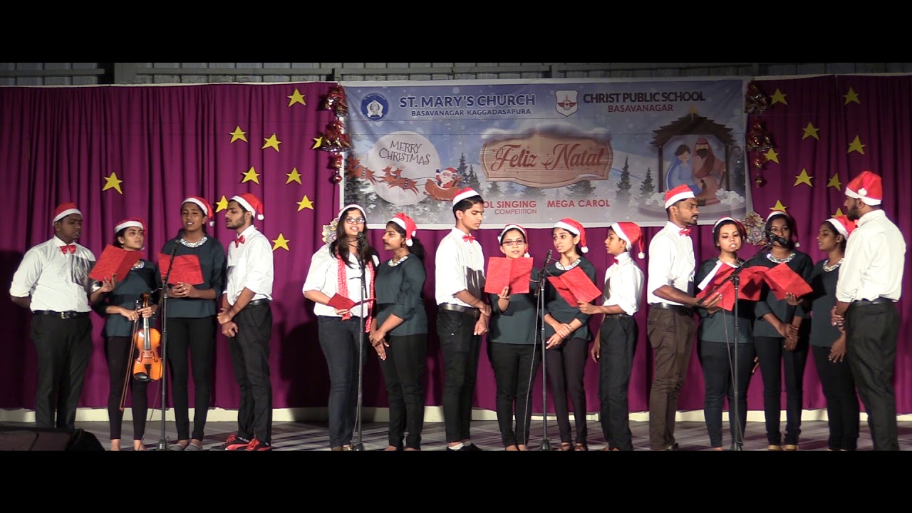 St. Mary's Church, Basavanagar - Kaggadasapura - Carol Singing Competition - St. Josephs Unit.