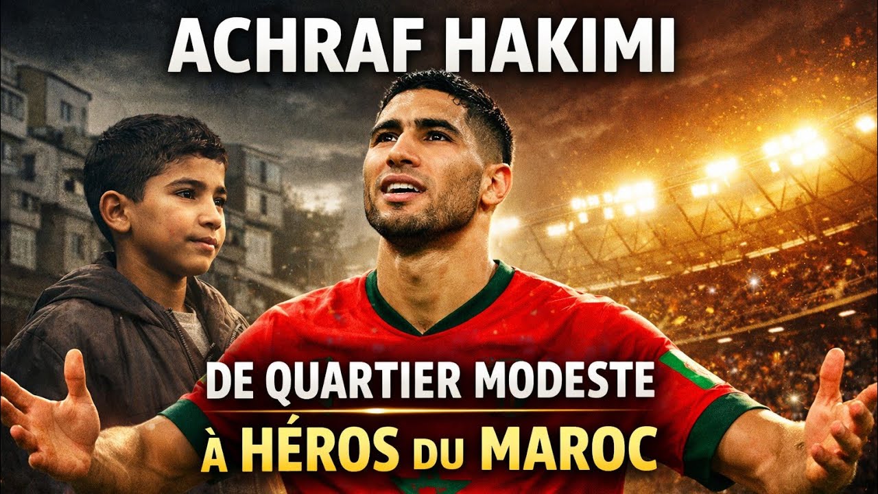Achraf Hakimi De Fils d’Immigrés à Héros du Mondial 2022 –L’Histoire Incroyable