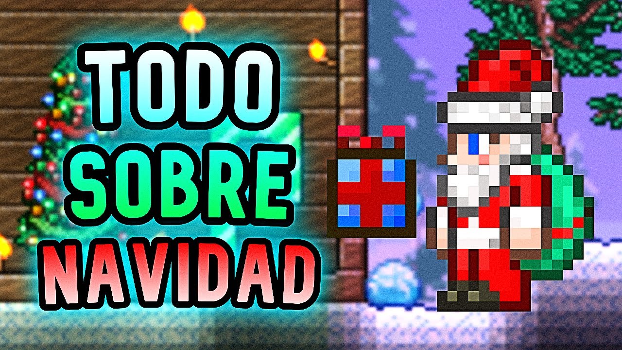 🤔 Para Que Sirve El Evento De Navidad En 🌳 Terraria y COMO INVOCARLO EN CUALQUIER FECHA 🤑