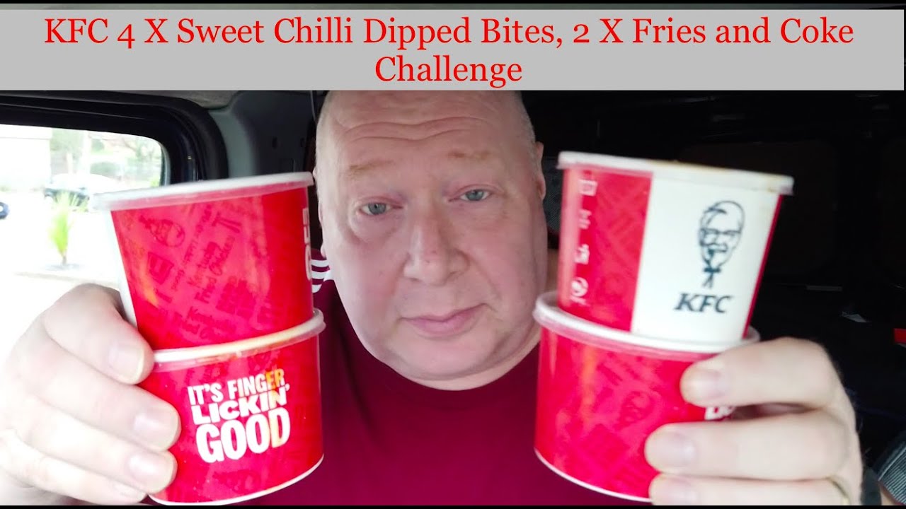 KFC 4 X Sweet Chilli Dipped Bites, 2 X Fries and Coke Challenge