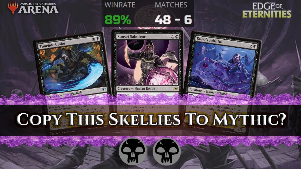 Смогут ли эти 89% винрейта Skellies также привести нас к MYTHIC? | MTGA Standard BO1