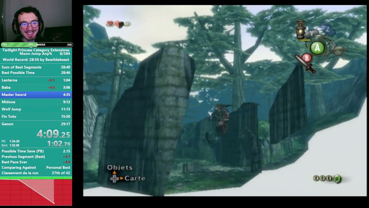 Zelda TP Any% Moonjump speedrun (Rediffusion du live du 15 décembre)