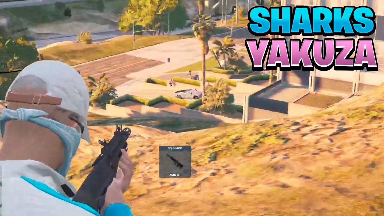 TIROTEO SHARKS VS YKZ con ARM4S LARGAS | DOVUXLIFE RP
