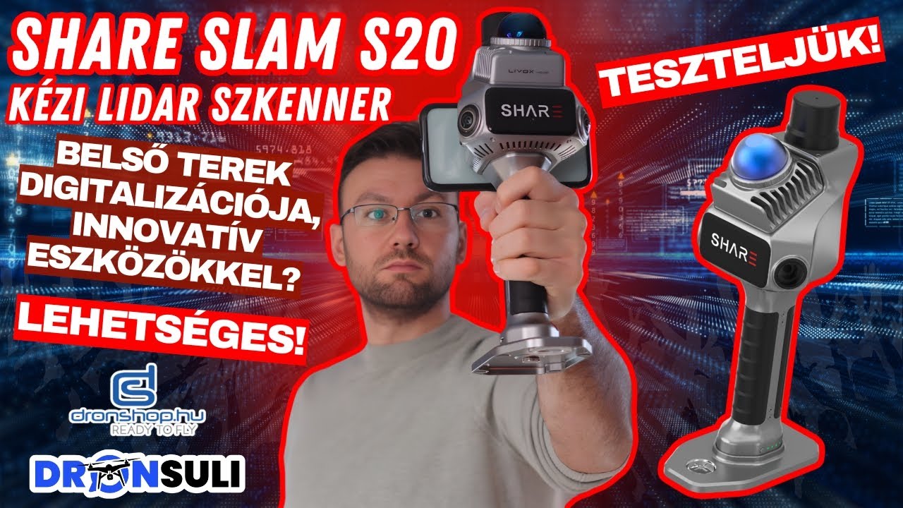3D FELMÉRÉS EGY ÉPÜLETRŐL? 🏢VÁLASZD A LEGJOBBAT! 🚀SHARE SLAM S20 LiDAR kézi szkenner 👉📡 #3dmodeling