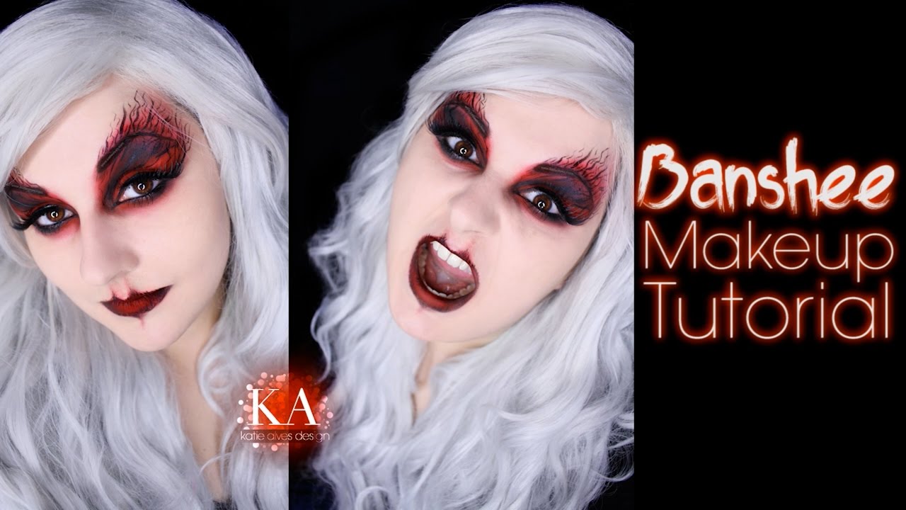 Banshee Halloween Makeup Tutorial - 31 Days of Halloween