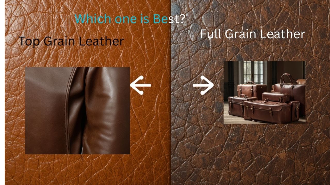 What is Full and Top Grain Leather? Which one is best? Types of Leather