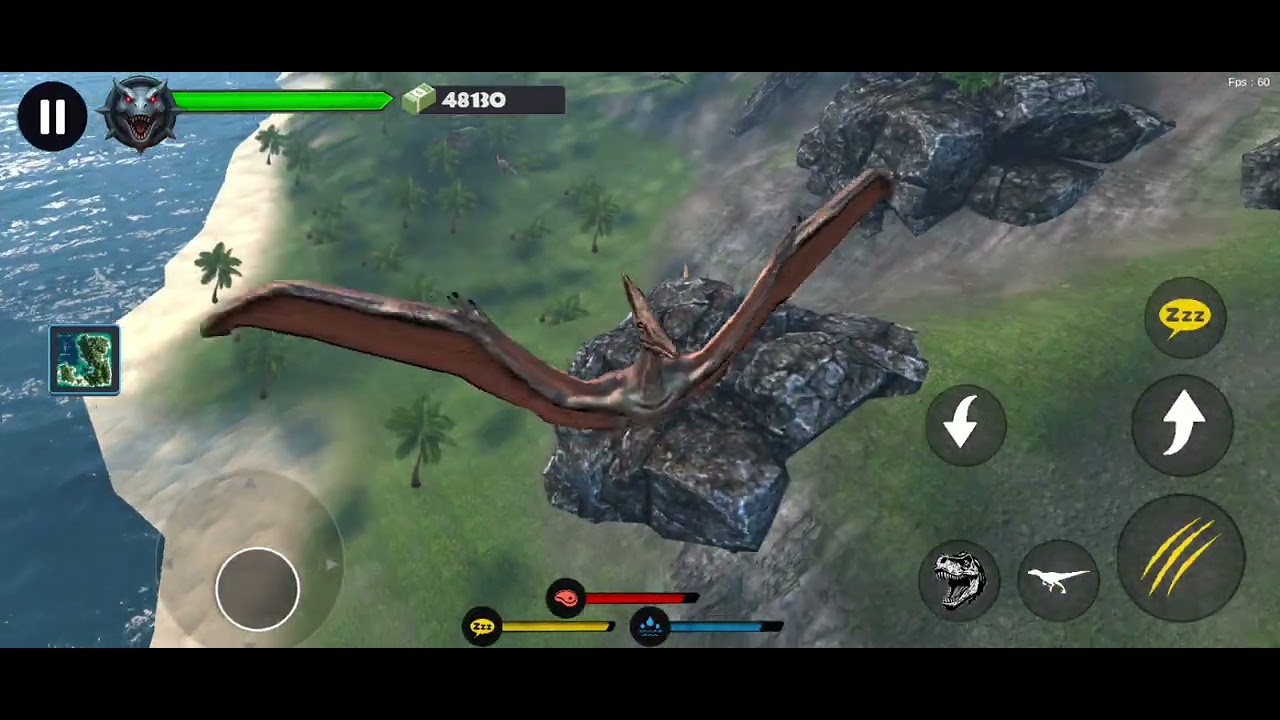 Jurassic Clash: Primal Dino Sim – PTERANODON Attack Velociraptor! 🦖🔥 (Wait for the EPIC ending!)