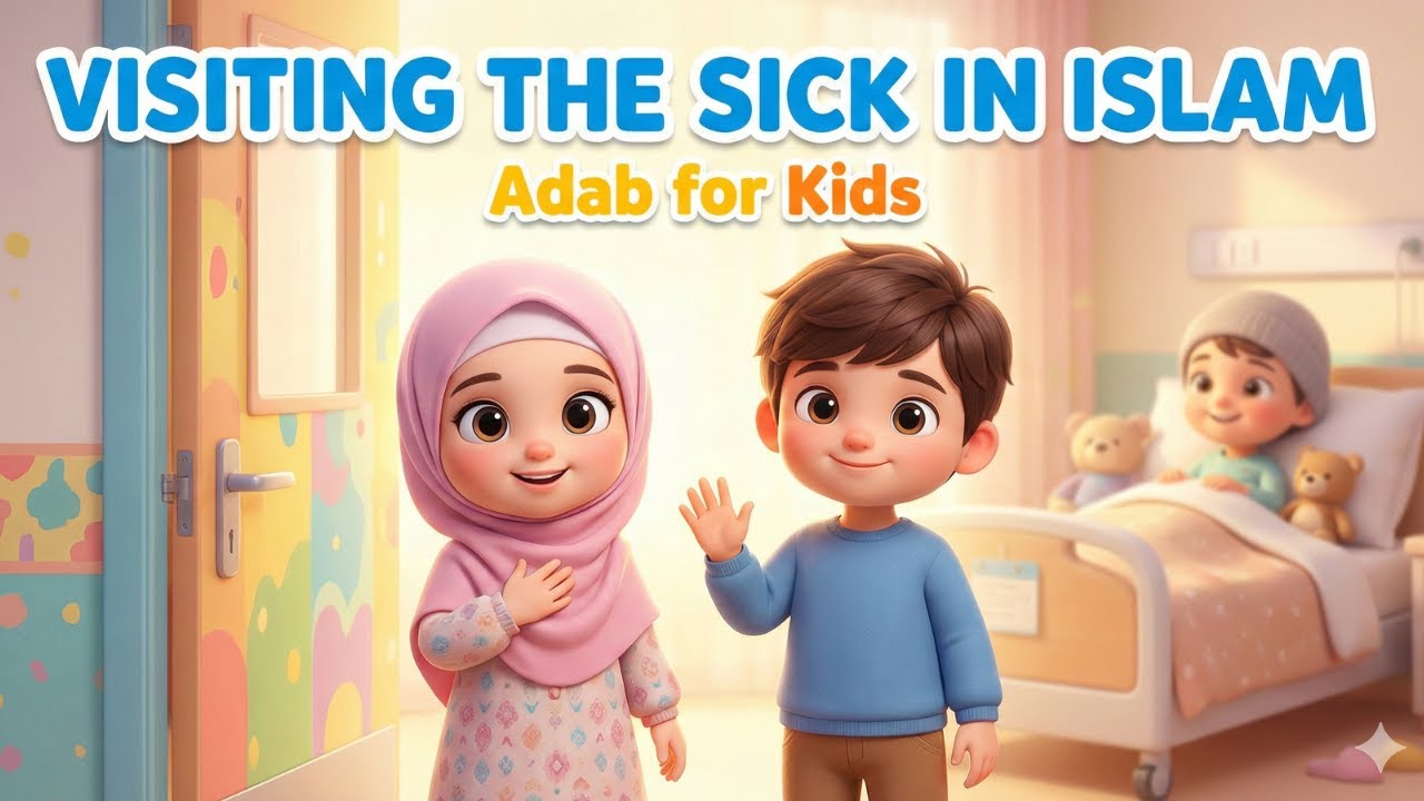 How to Visit the Sick in Islam,Islamic Manners Song for Kids
