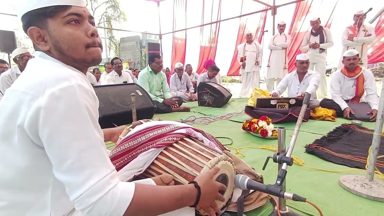 तेजस महाराज जगताप सुंदर पखावज वादन 
