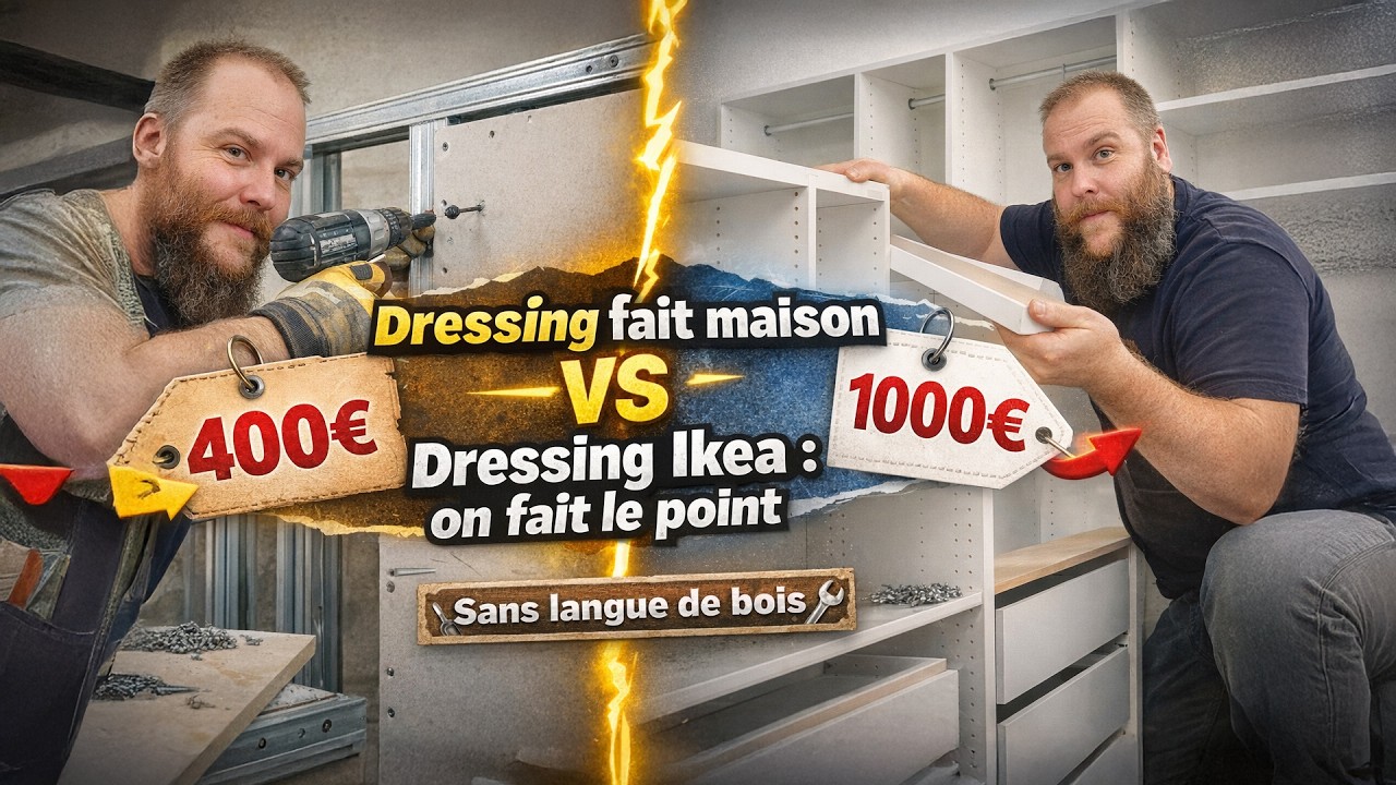 💵 DRESSING FAIT MAISON VS DRESSING IKEA : QUEL EST LE MOINS CHER ? #450 [SLDB]