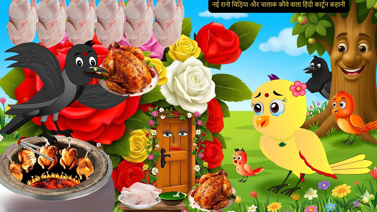 Rano birds Wala Cartoon | कार्टून चिड़िया | NewTuni Achi Cartoon | Hindi Kahani Dekhao | Chichu TV