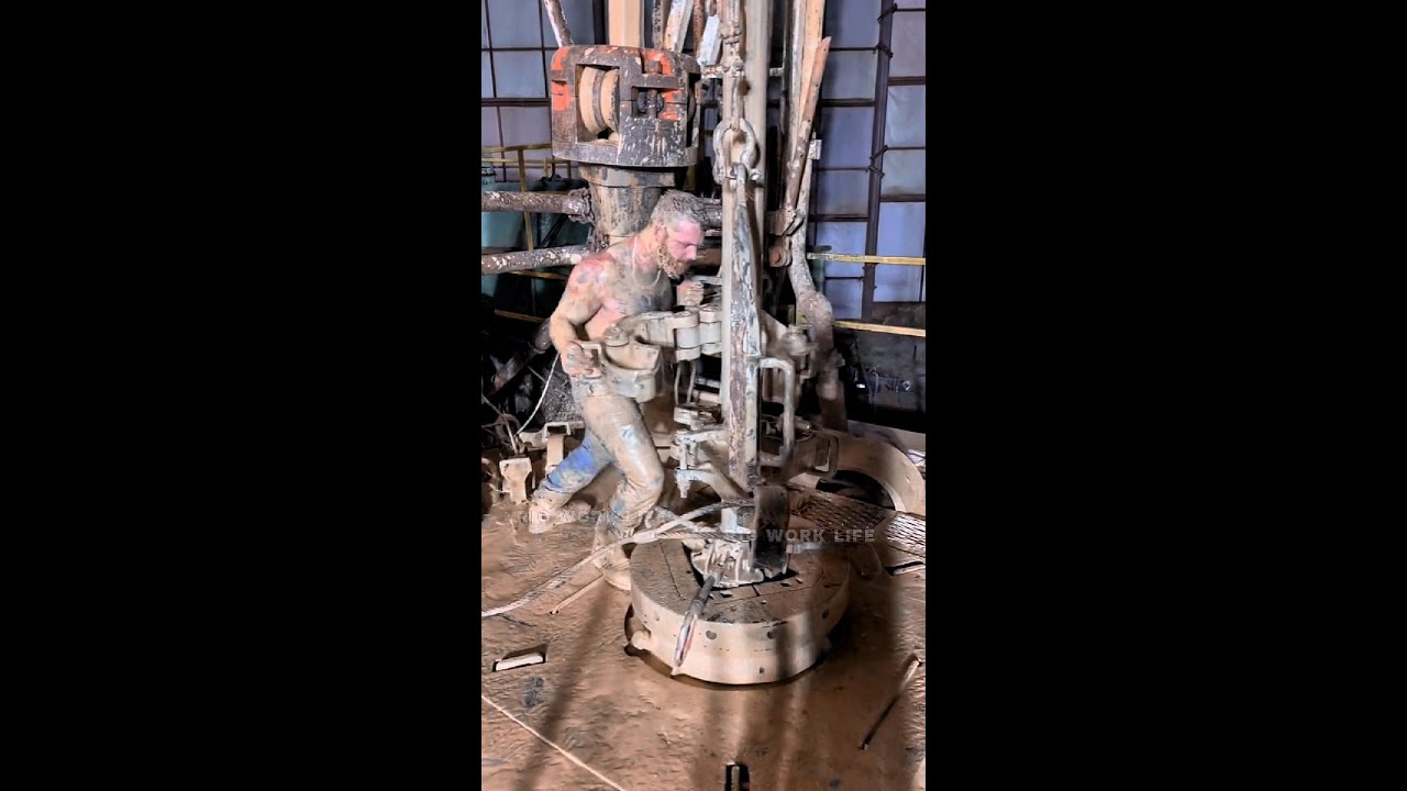 Pull Out Drill Pipe #rig #out #drilling #oil #pull