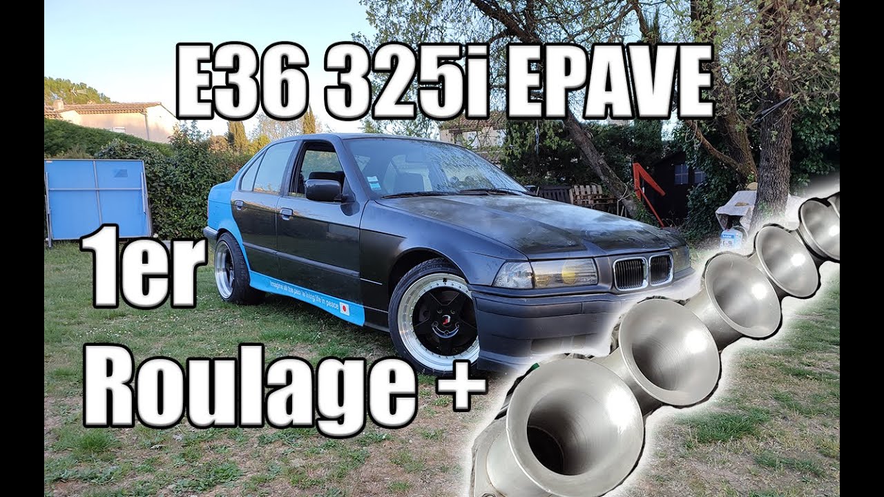 E36 325i Premier roulage et installation des ITB 🎺🎺🎺🎺🎺🎺