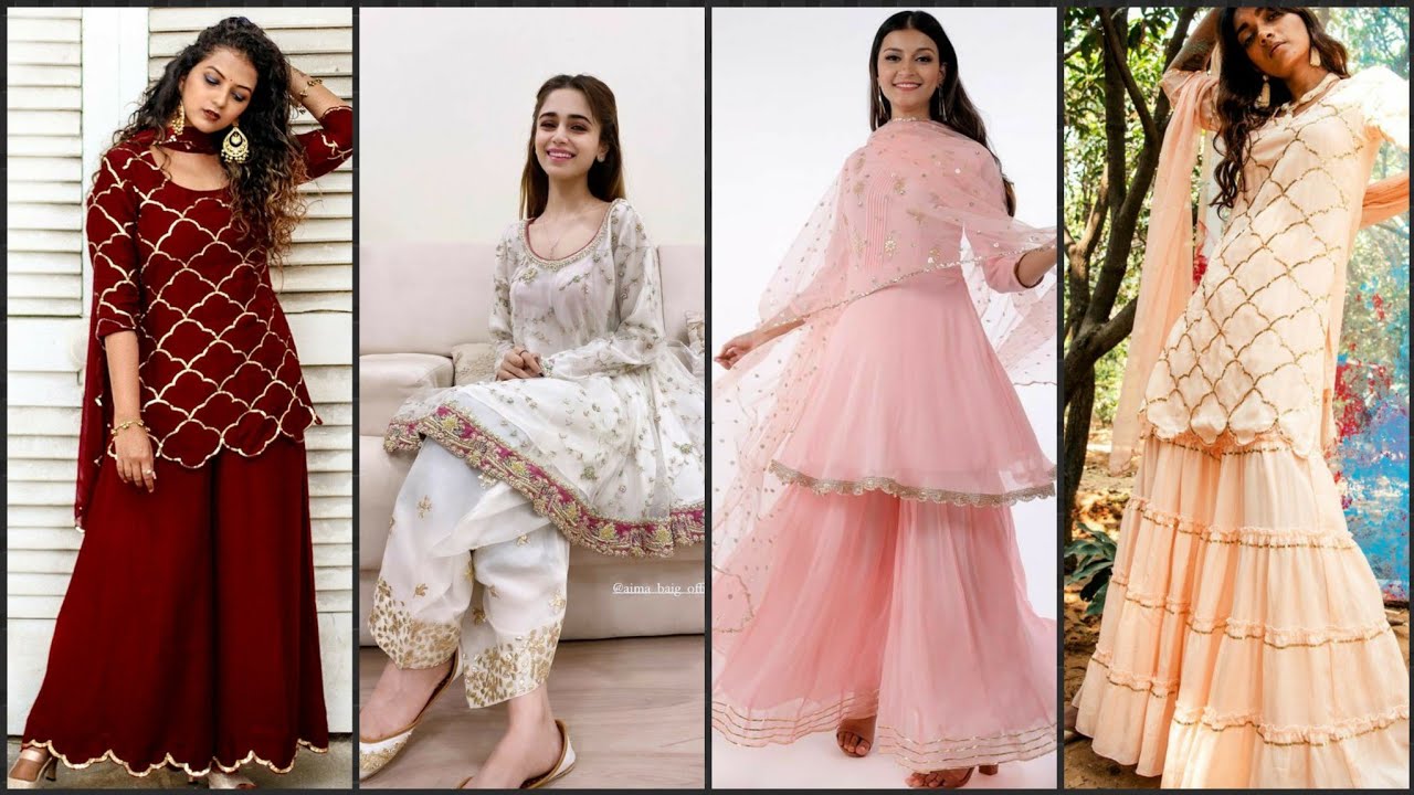 Party Wear Designer Outfits Ideas | Sharara Garara Style