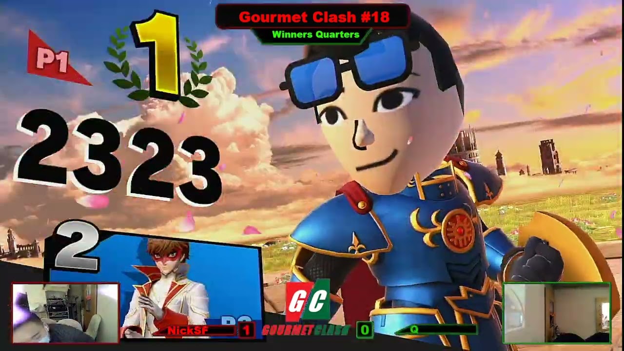 Gourmet Clash #18 - NickSF vs Q Winners Quarters - Singles