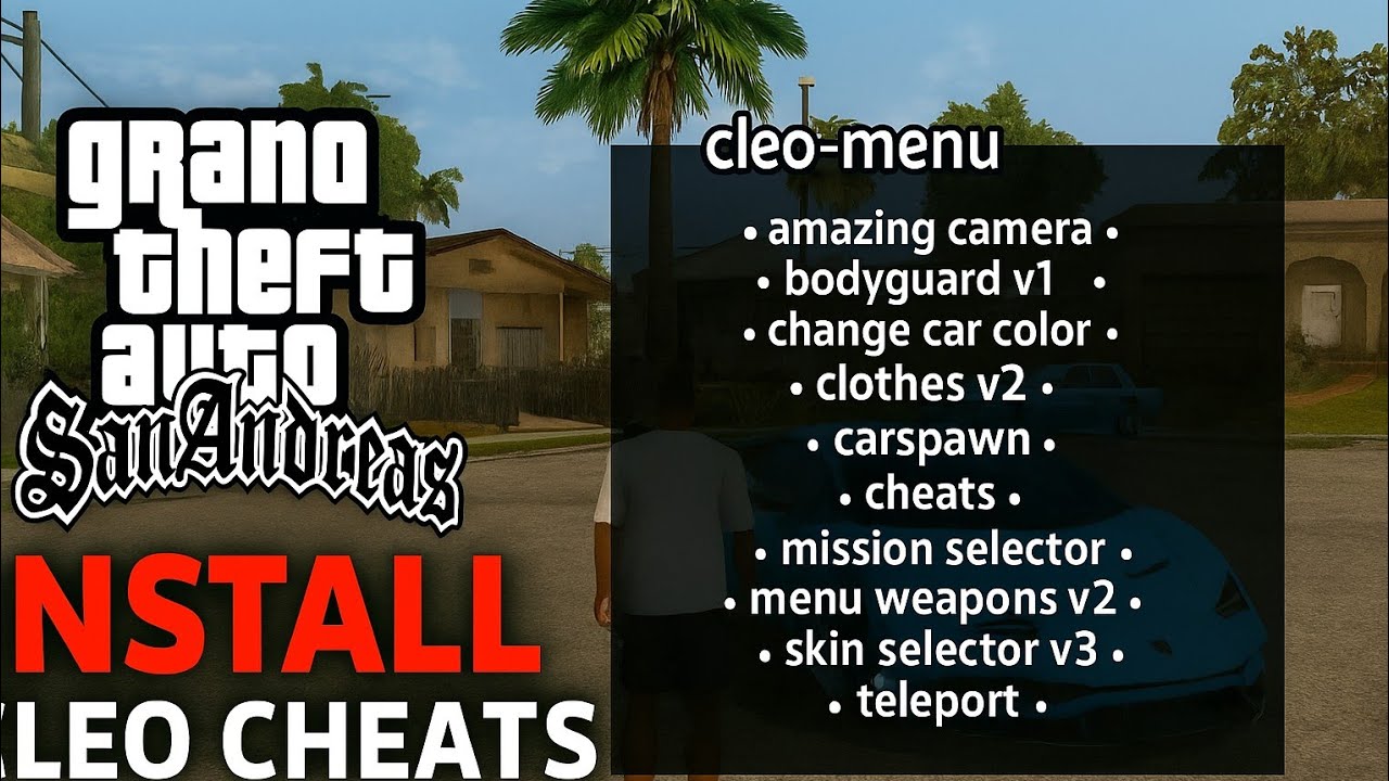 How to Install CLEO Cheats in GTA San Andreas (Android) | Full Tutorial 2025