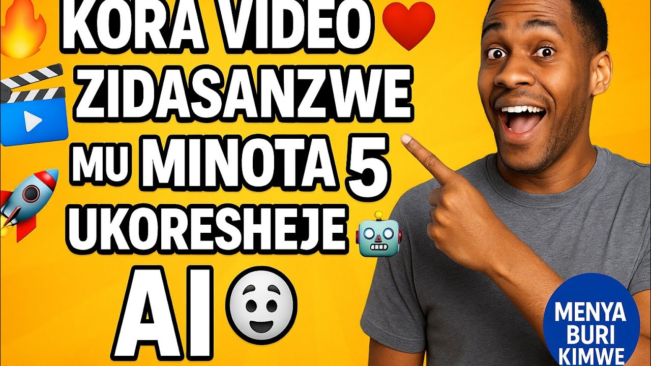 🔥 Kora Video zidasanzwe mu minota 5 ukoresheje AI 🎥🤖 | AI Video igukorera byose! 🚀