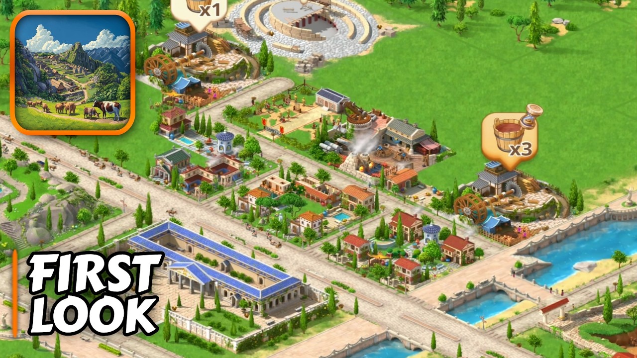 Empire City: Build and Conquer - First Look Gameplay (iOS, Android)