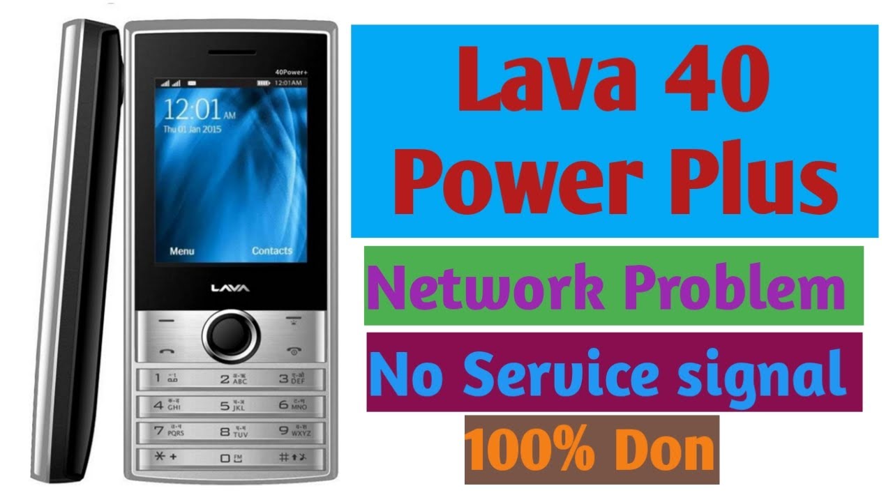 Lava 40 Power Plus No service signal Solution l Lava kkt 40 power plus Network Problem 100% Don