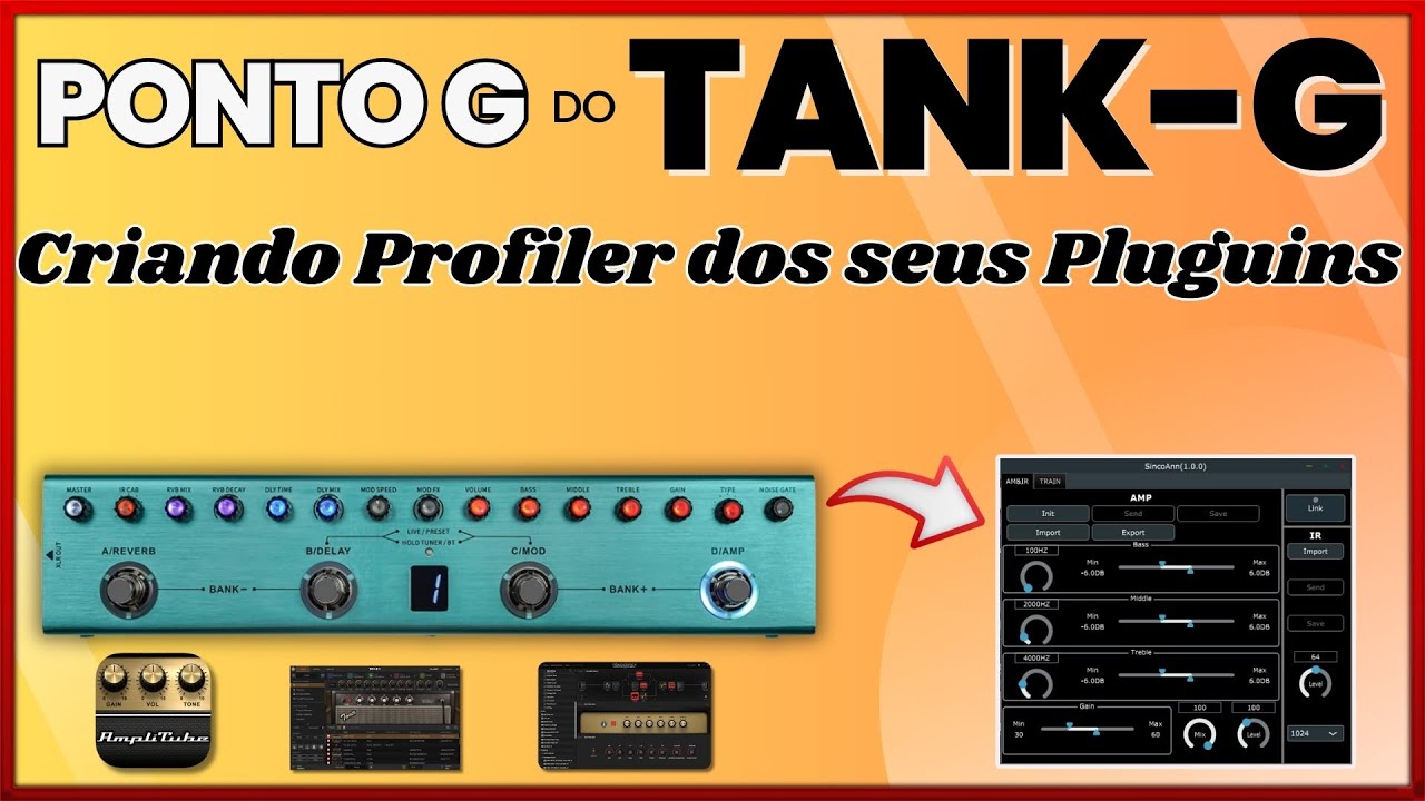 PONTO G do TANK-G - Capture sem INTERFACE C/ PLUGUINS! (Profiler Free)#mvave #tankg