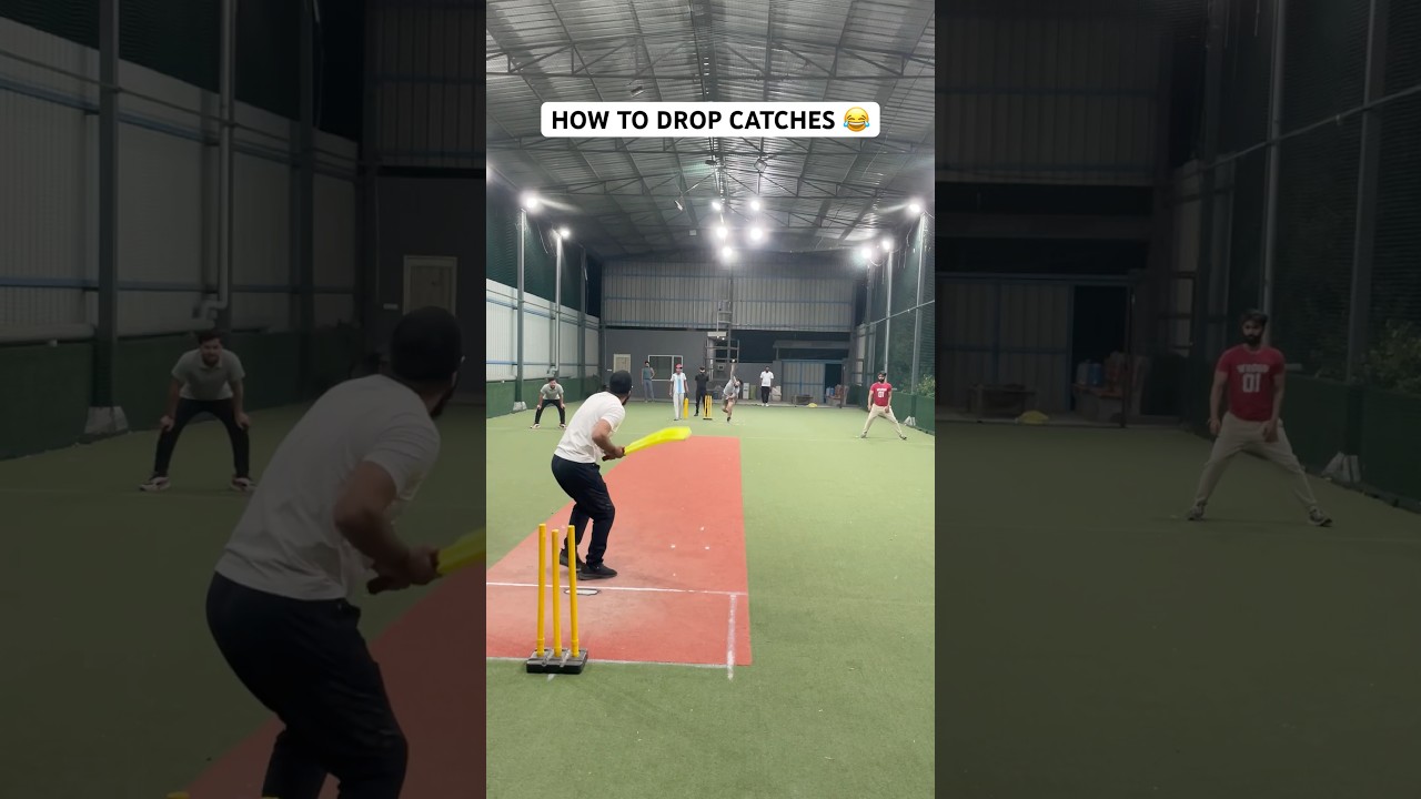 How to Drop Catches 😂 Cricket Worst Day in Fielding & Catching Ever 🤯🏏 #cricket #shorts #funny