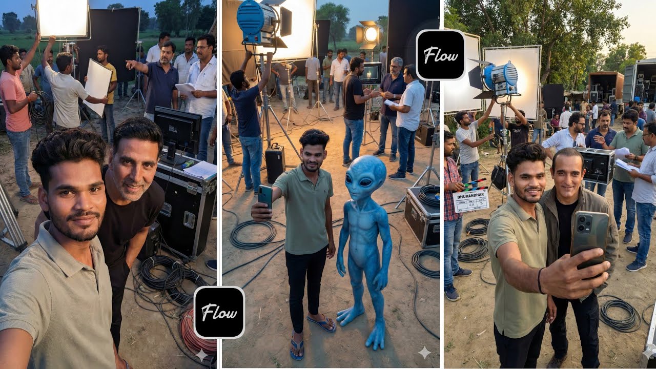 Bollywood Film Shoot BTS 😱 | Alien Scene Behind The Scenes
