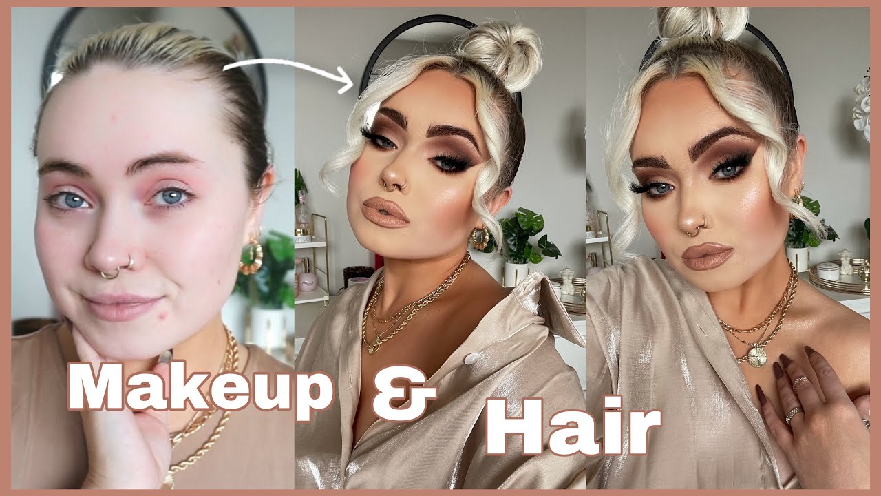 Chit Chat GRWM | Hair + Makeup | 0-100 FULL GLAM