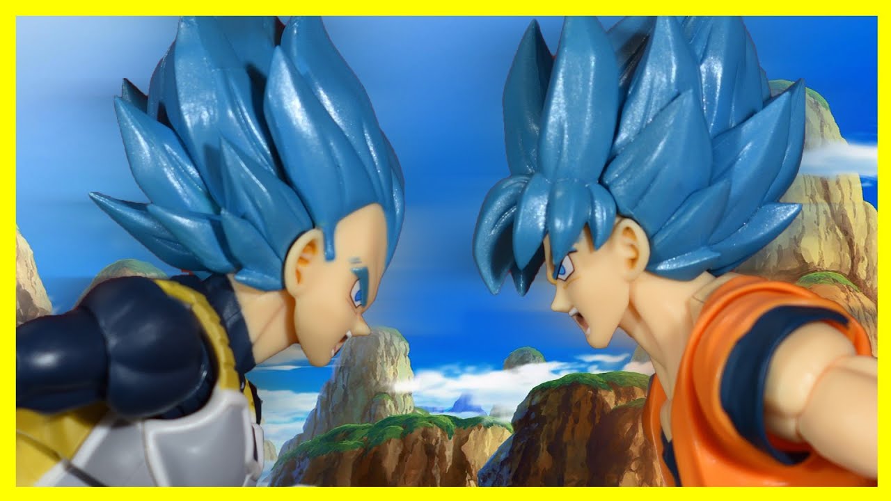 ¡GOKU 🆚 VEGETA! | EL FINAL DE DRAGON BALL SUPER 😭 | STOP MOTION REVIEW | Goku SSGSS 2.0 S.H Figuarts