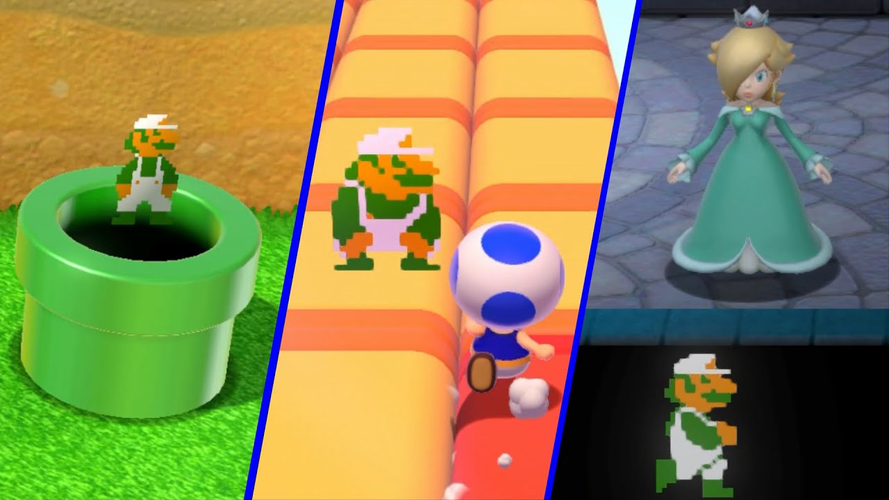 スーパーマリオ3Dワールドに隠されすぎたルイージの小ネタ集