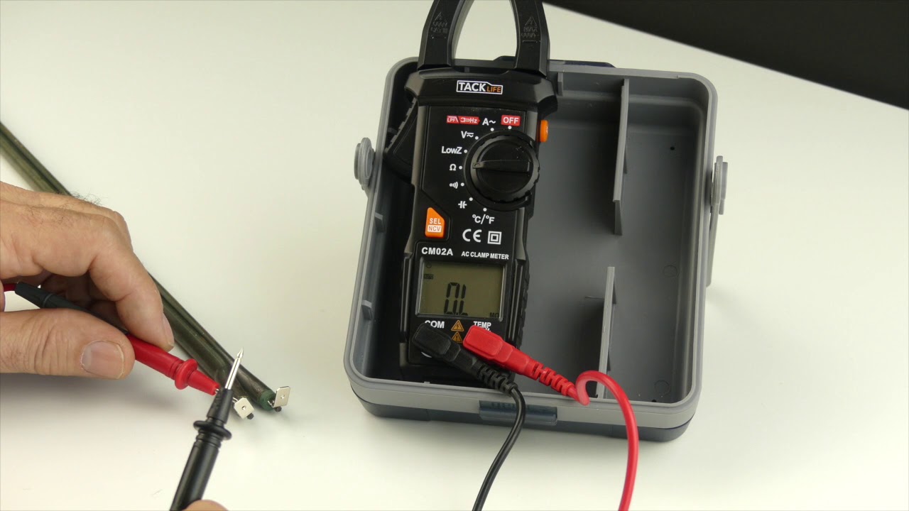 Comprobar la resistencia de un termo eléctrico. How to check the resistance of an electric thermos.
