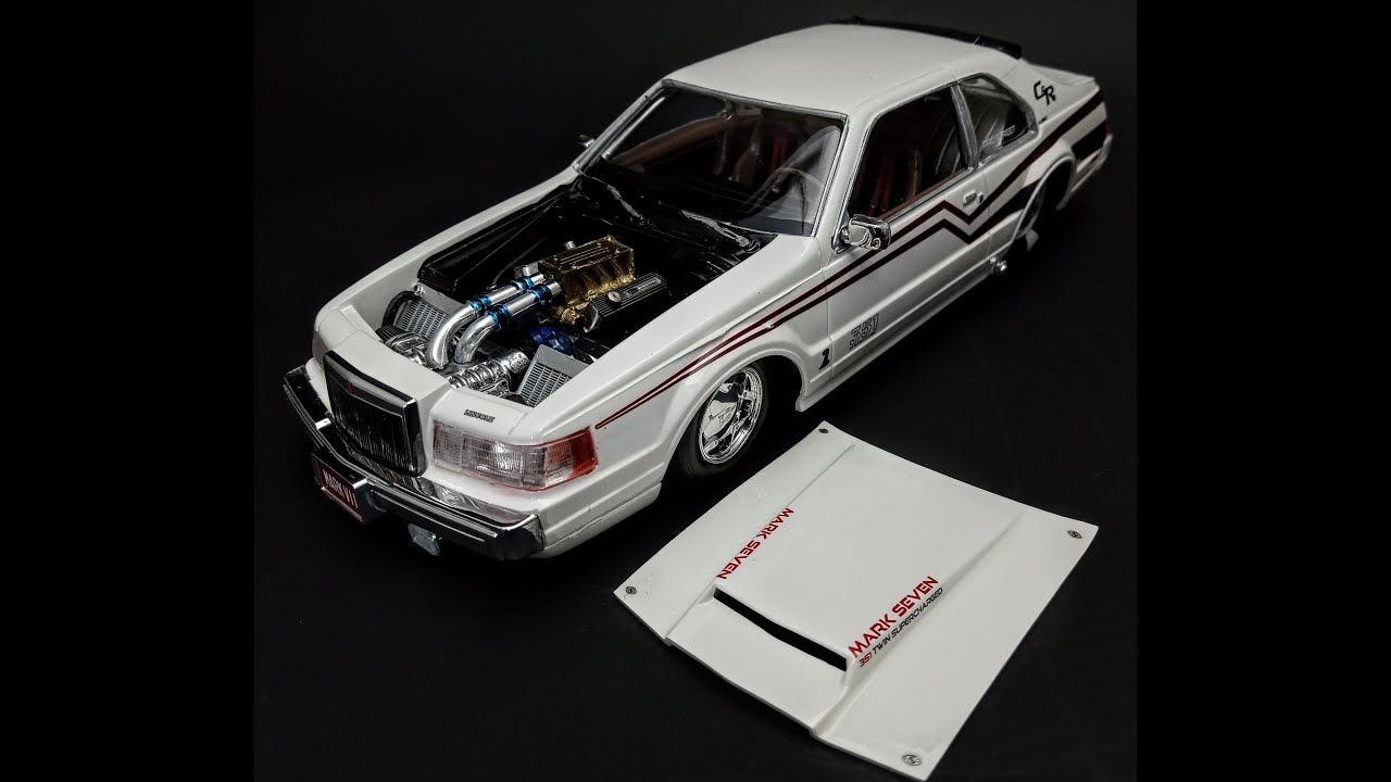 Lincoln Mark VII LSC 351 Pro Street 1/25 Scale Model Kit Build How To Assemble Paint Interior 14537