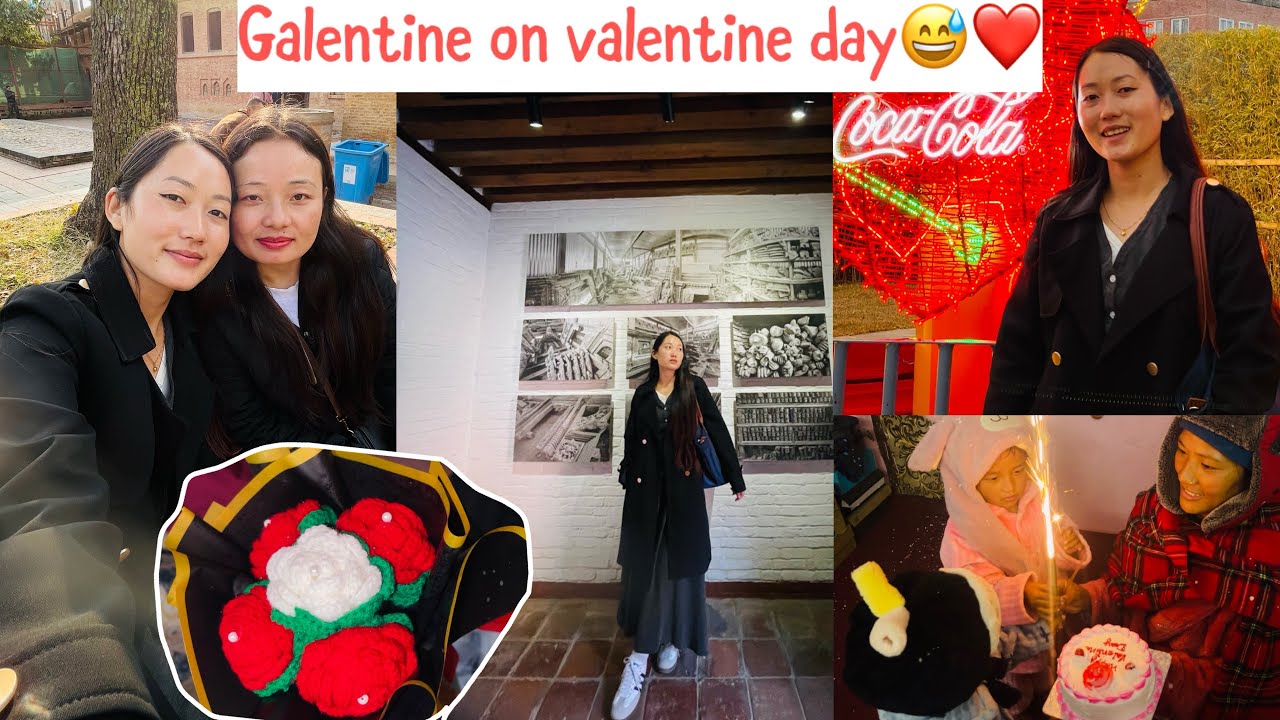Galentine on valentine day😅❤️||valentine’s day and single girls💁‍♀️💐
