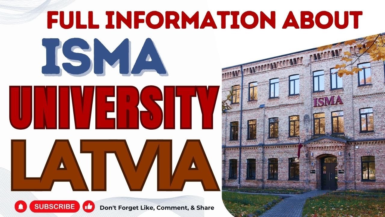 Full Information About isma university I Isma University Requirements I Study in Latvia