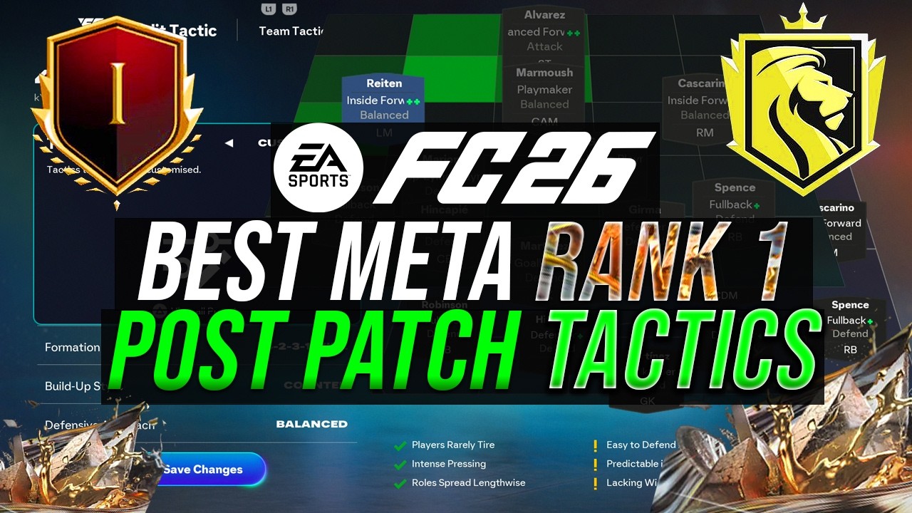 *POST PATCH* RANK 1 BEST META TACTICS JAFONOSO STYLE 15-0 - FC 26 ULTIMATE TEAM