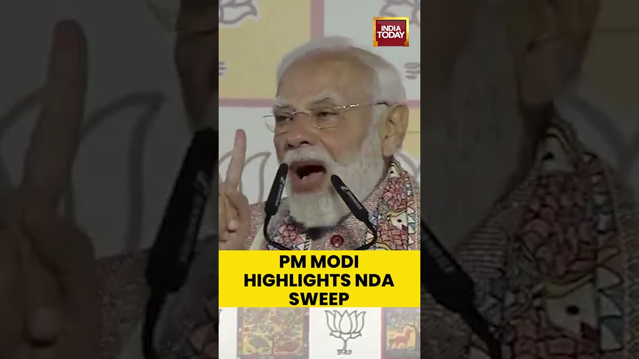 PM Modi Highlights NDA Sweep in Bihar | Election 2025