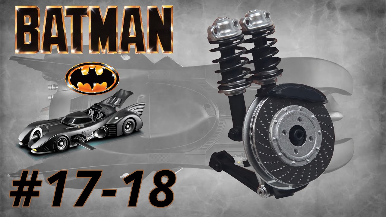 We are building the Batmobile Tim Burton Batman 1989 Deagostini Altaya - Issues 17-18
