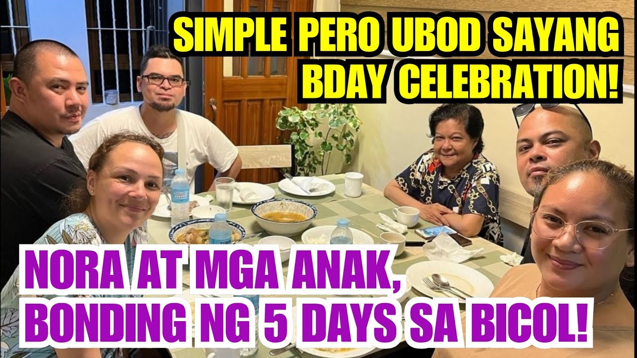 NORA AUNOR AT MGA ANAK, 5 DAYS SA BICOL!