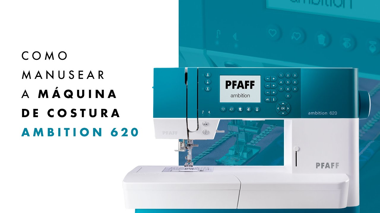 Como manusear a Máquina de Costura Ambition 620