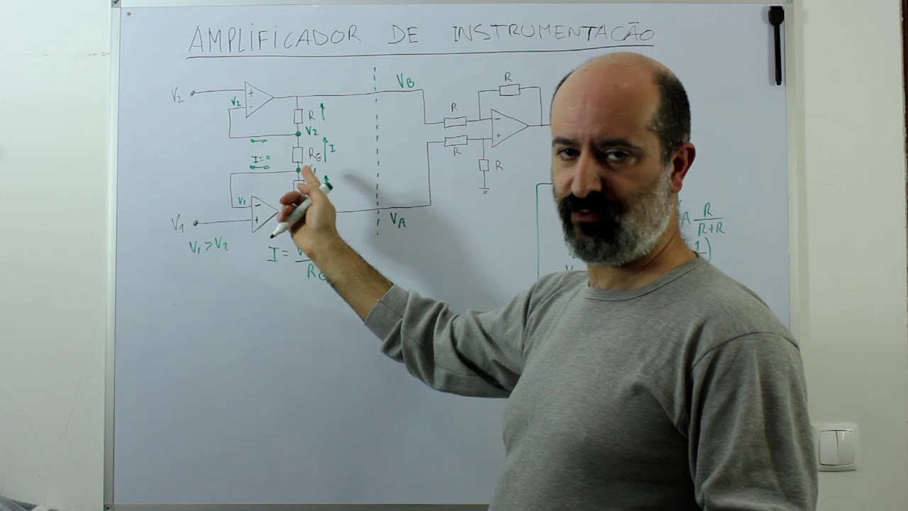 Ampop - Amplificador de instrumentação - PT