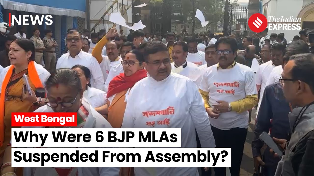 West Bengal News: Suvendu Adhikari And 6 BJP MLAs Suspended From Bengal Assembly Over Protests