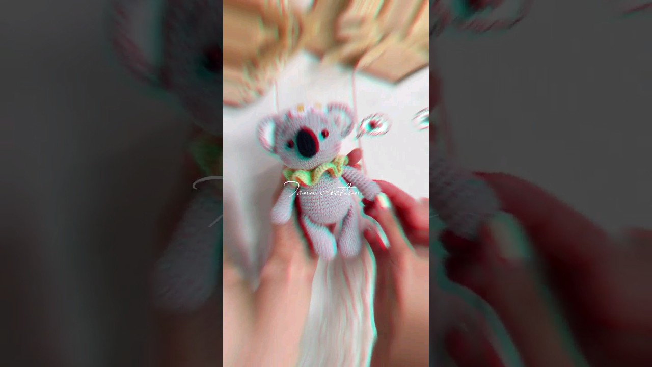 wait for end, crochet koala 🐨 pattern easy #koala #trending #love #viral #shortsvideo #trendingsong