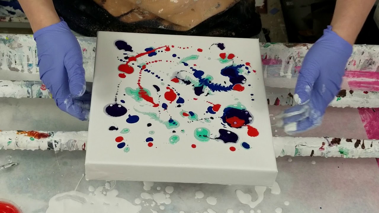 (535) Acrylic swipe with a heated spatula (viewer idea!)