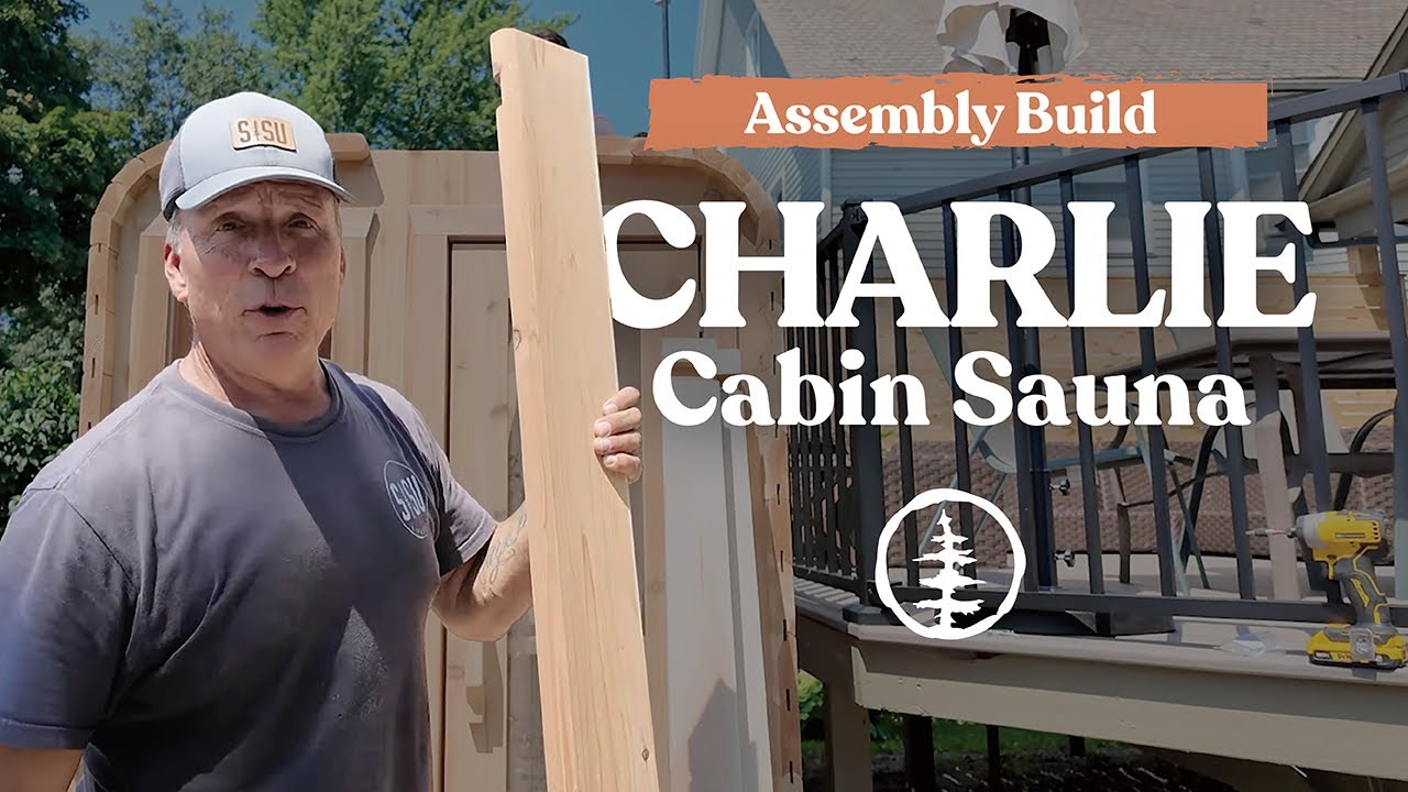 Charlie Cabin Sauna Assembly Build | SISU