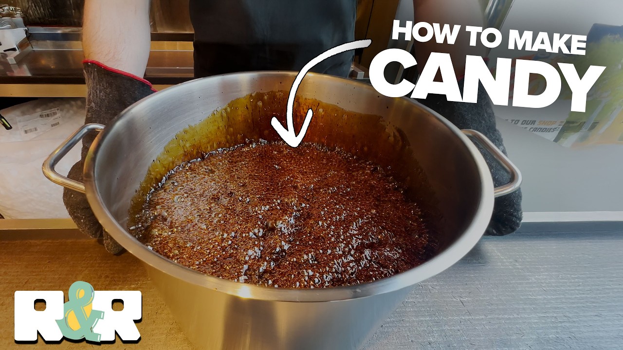 How We Made Sour Cola Candy 🤎