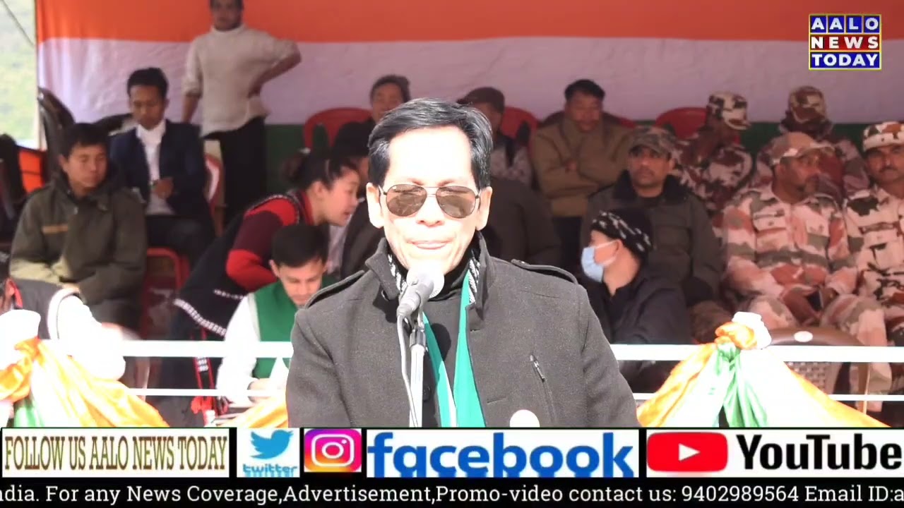 Speech by Shri Tungge Loya DC, Shi-Yomi District on the occassion of 77th Republic Day.